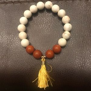 Tassel bead bracelet